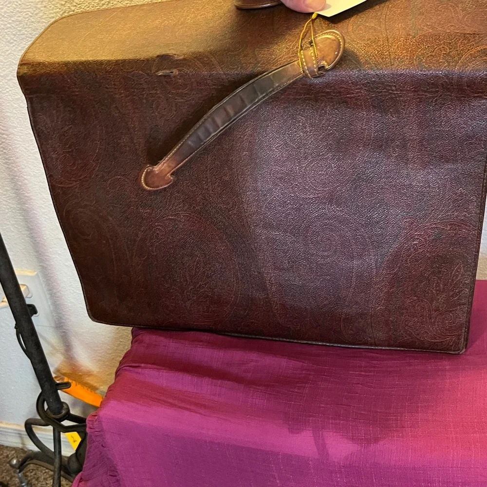 Etro Milano Briefcase rehab handle otherwise good